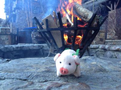 Hier kann man jeden Abend umsonst Marshmallows grillen. // Here you can grill marshmallows every night for free